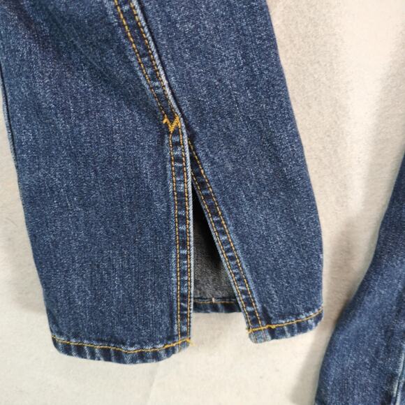 Vtg Y2K Abercrombie & Fitch Crop Jeans Women's 0 Made USA 29x26" 100% Cotton - Picture 10 of 10